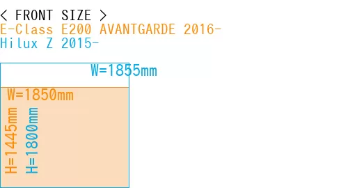 #E-Class E200 AVANTGARDE 2016- + Hilux Z 2015-